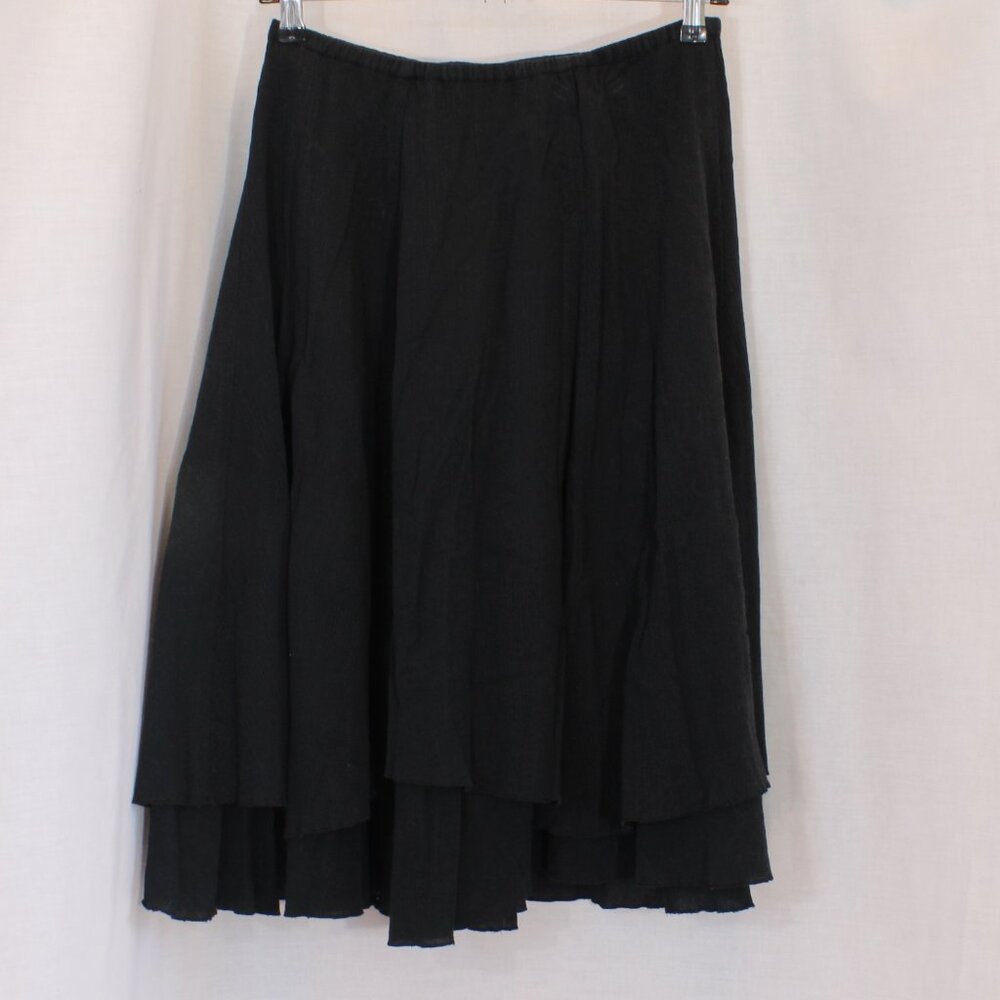 The Limited Black Tiered Circle Skirt